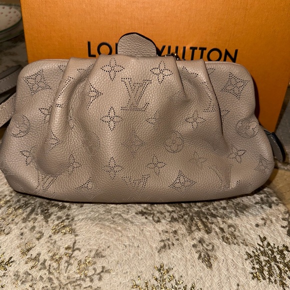 Louis Vuitton Taupe Monogram Cosmetic Bag - Picture 5 of 5